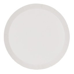 [6190WHP ] FS Paper Round Banquet Plate 10.5&quot; White 20pk 