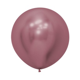[5062909] Reflex Pink 60cm Round Balloon 10pk