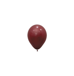 [7031018] Fashion Merlot 12cm Round Balloon Pk20