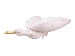 [26194] PD Foil Balloon Stork Light Pink 103x60cm