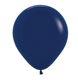 [7042032] Matte Navy Blue 45cm Round Balloons 6pk