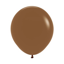 [7042034] Matte Coffee 45cm Round Balloons 6pk