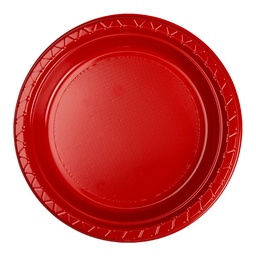 [6052ARP] FS Round Dinner Plate 9 Apple Red 20pk&quot;