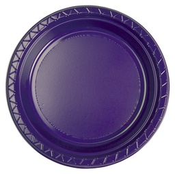 [6052PUP] FS Round Dinner Plate 9&quot; Purple 20pk