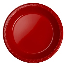 [6054ARP] FS Round Banquet Plate 10.5 Apple Red 20pk&quot;