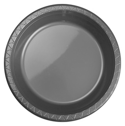 [6054MSP] FS Round Banquet Plate 10.5 Metallic Silver 20pk&quot;