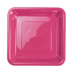 [6066MAP] FS Square Snack Plate 7 Magenta 20pk&quot;