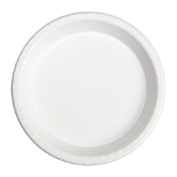 [5043P] FS Economy Round Dinner Plate 9 White 50pk&quot;