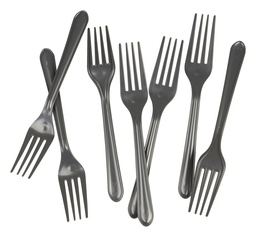 [6014MSP] FS Fork Metallic Silver 20pk