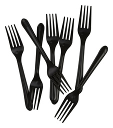 [6014BKP] FS Fork Black 20pk