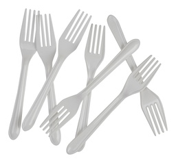 [5011P] FS Fork White 50pk