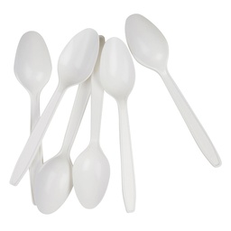 [5000P] FS Economy Dessert Spoon White 100pk