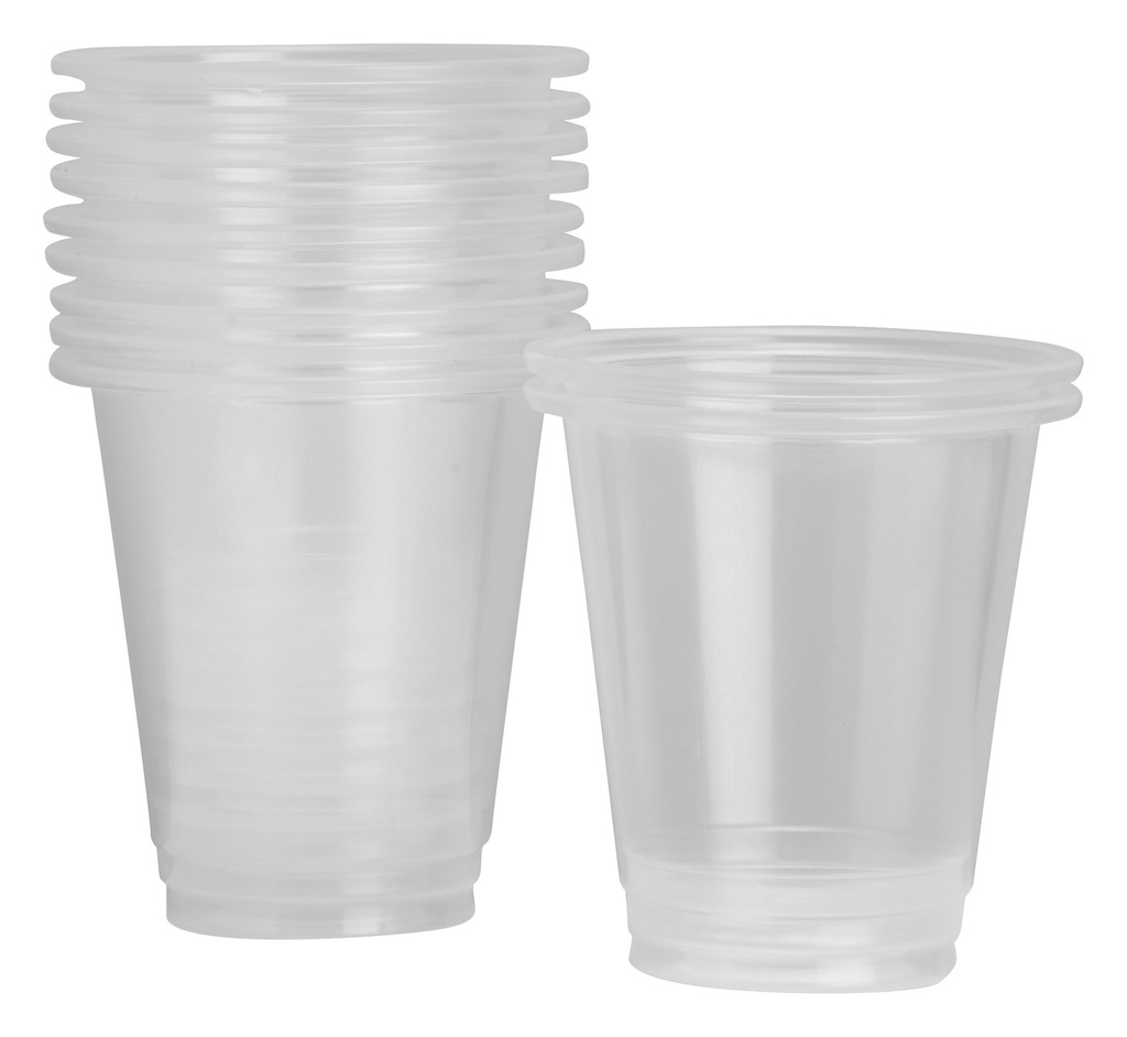 FS Clear Plastic Cup Sml 225ml 50pk