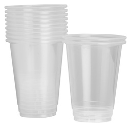 [5024P] FS Clear Plastic Cup Lrg 425ml  50pk