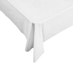 [5081WHP] FS Rect Tablecover 2.7m White 1pk
