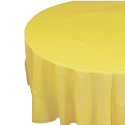 [5082CYP] FS Round Tablecover 2.1m Canary Yellow 1pk