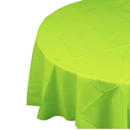 [5082LGP] FS Round Tablecover 2.1m Lime Green 1pk
