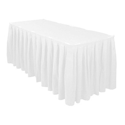 [5080WHP] FS Table Skirt 4.27m White 1pk