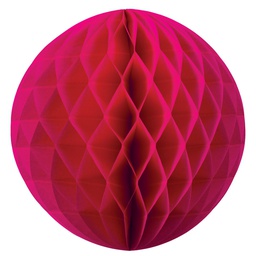 [5208M] FS  Honeycomb Ball Magenta  35cm 1 pk