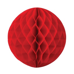 [5209R] FS  Honeycomb Ball Apple Red  25cm 1 pk