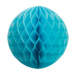 [5209PB] FS  Honeycomb Ball Pastel Blue  25cm 1 pk (D)