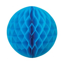 [5209EB] FS  Honeycomb Ball Electric Blue  25cm 1 pk (D)