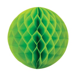 [5209LG] FS  Honeycomb Ball Lime Green  25cm 1 pk (D)