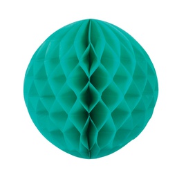 [5209T] FS  Honeycomb Ball Classic Turquoise  25cm 1 pk (D)