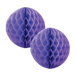 [5212LI] FS  Honeycomb Ball Lilac  15cm 2 pk