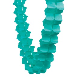[5215T] FS  Honeycomb Garland Classic Turquoise 4m 1 pk