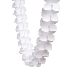 [5215WH] FS  Honeycomb Garland White 4m 1 pk