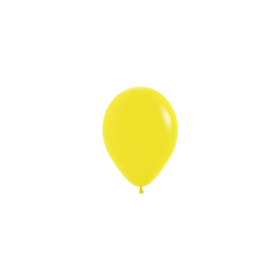 [503114] Fashion Yellow 12cm Round Balloon 100pk