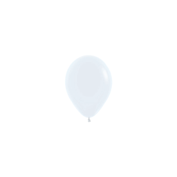 [503117] Fashion White 12cm Round Balloon 100pk