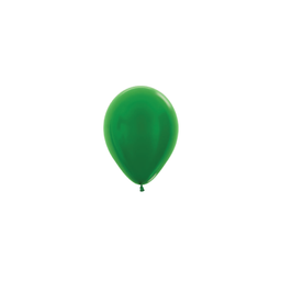 [503173] Metallic Green 12cm Round Balloon 100pk