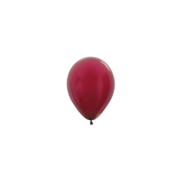 [503184] Metallic Burgundy 12cm Round Balloon 100pk