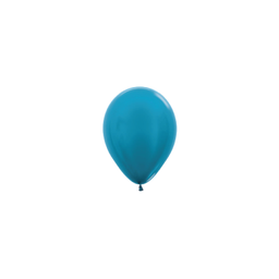 [503192] Metallic Caribbean 12cm Round Balloon 100pk (D)