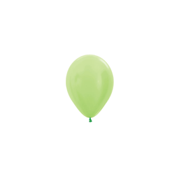 [503167] Pearl Lime Green 12cm Round Balloon 100pk