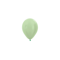 [503158] Pearl Green 12cm Round Balloon 100pk