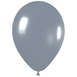 [506181] Fashion Grey 30cm Round Balloon 100pk