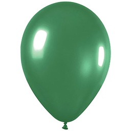 [506173] Metallic Green 30cm Round Balloon 100pk