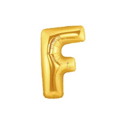 [2514906FG] M/Loon Mini F Gold Foil Balloon 7&quot; 1pk