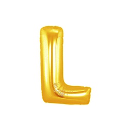 [2514912LG] M/Loon Mini L Gold Foil Balloon 7&quot; 1pk