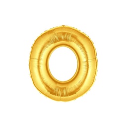 [2514915OG] M/Loon Mini O Gold Foil Balloon 7&quot; 1pk