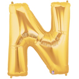 [2515914NG] Megaloon N Gold Foil Balloon 40&quot; 1pk