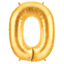 [2515915OG] Megaloon O Gold Foil Balloon 40&quot; 1pk