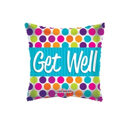[281952118P] Get Well Dots 18/45cm Square