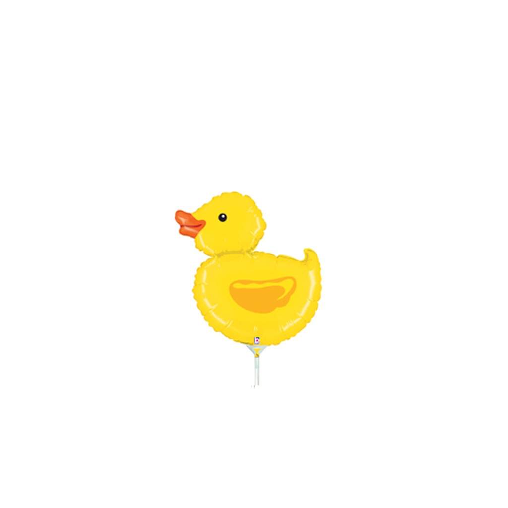 Ducky Mini Shape Foil Balloon 14” 1pk