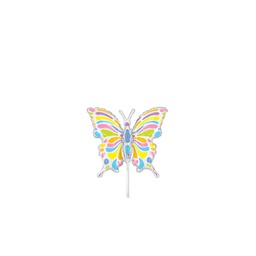 Mini Shape Pastel Butterfly Mini Shape Foil Balloon 14&quot; 1pk