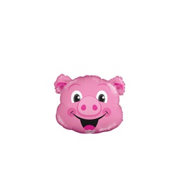 Piggi Head Mini Shape Foil Balloon 14&quot; 1pk