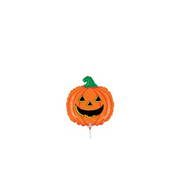 Pumpkin Mini Shape Foil Balloon 14” 1pk